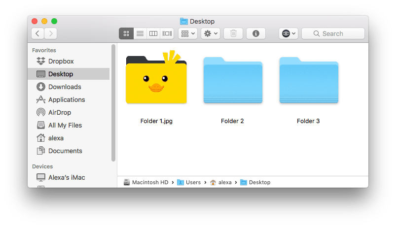 Desktop folder icons for mac
